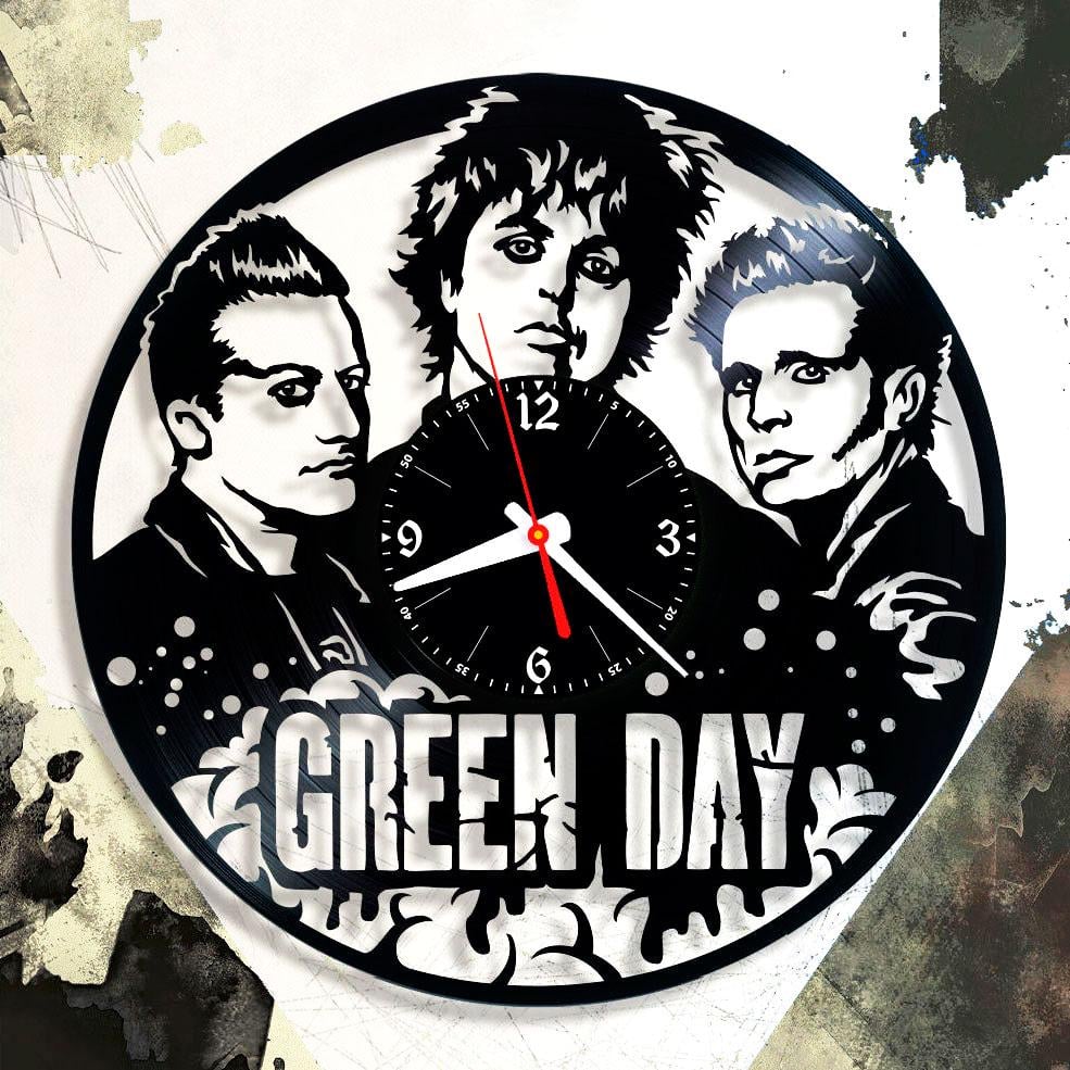 Часы настенные Green Day 2092 из виниловой пластинки