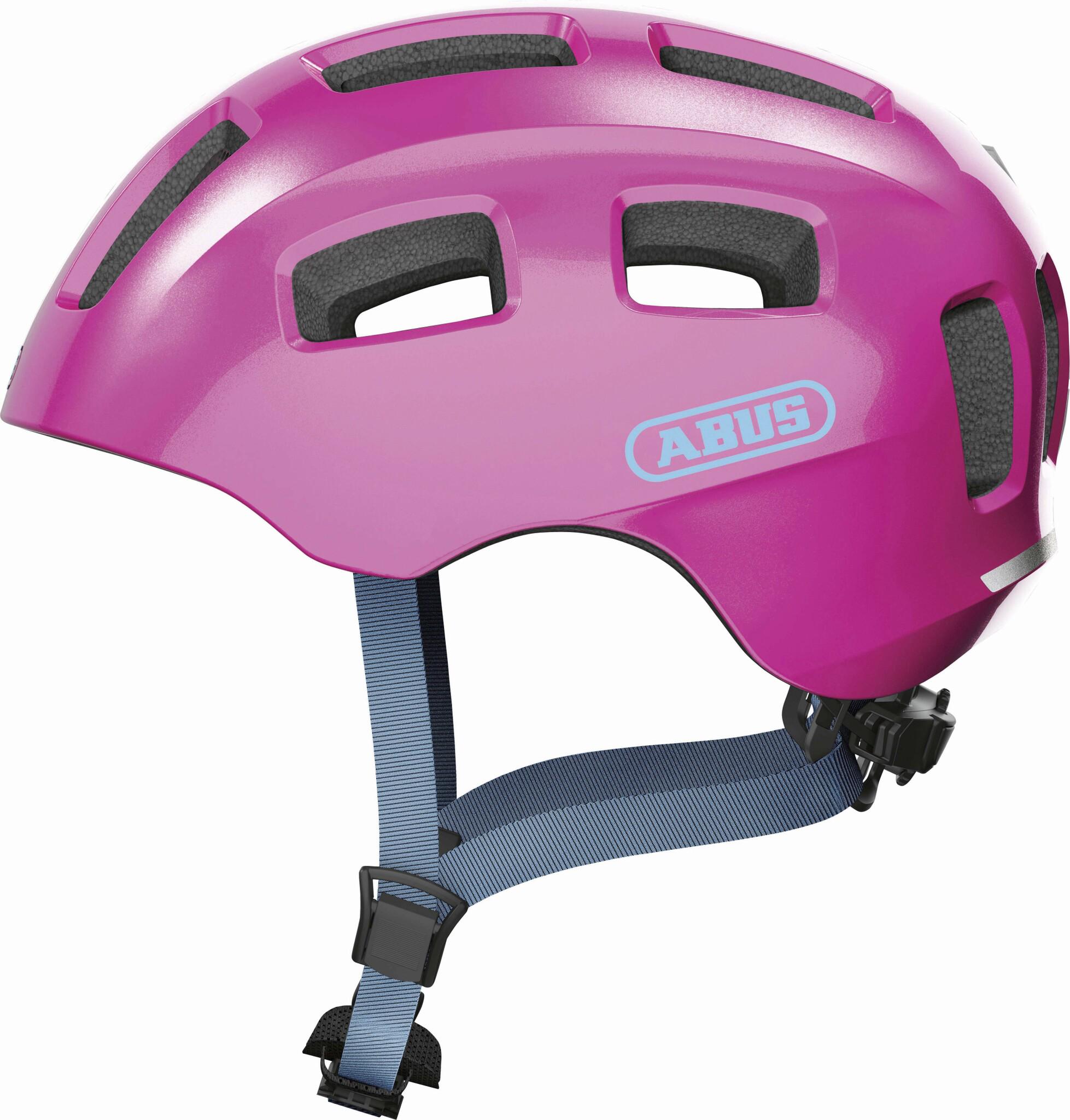 Велосипедний дитячий шолом Abus YOUN-I 2.0 M 52–57 Sparkling Pink