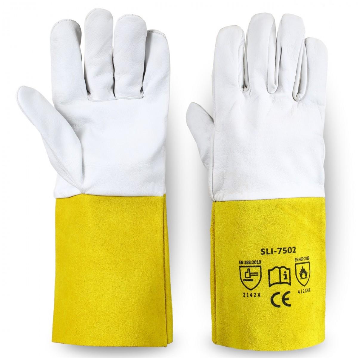 Перчатки сварщика кожаные TIG-1 KEVLAR р. 10,5 XL (H8515)