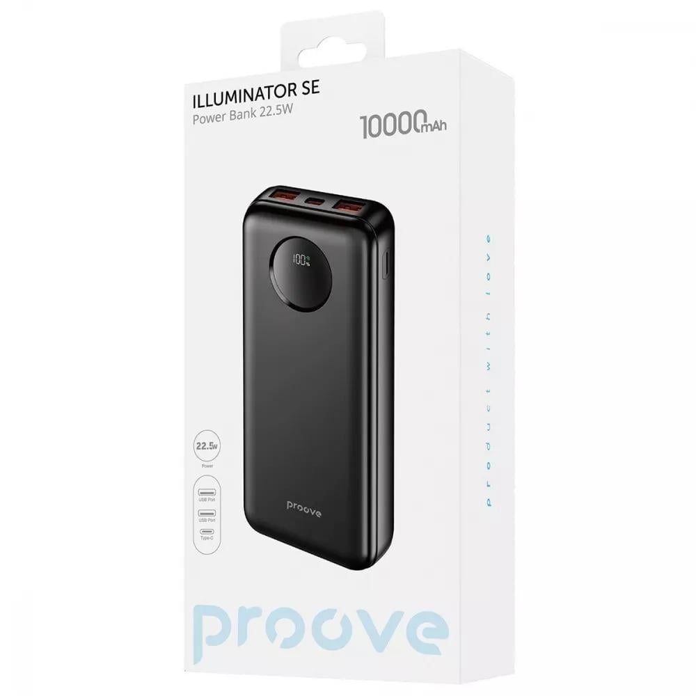 Портативна батарея Proove Illuminator SE 22.5W 10000mAh