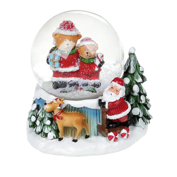 Декоративный водяной шар BonaDi Медвежата (129-073)