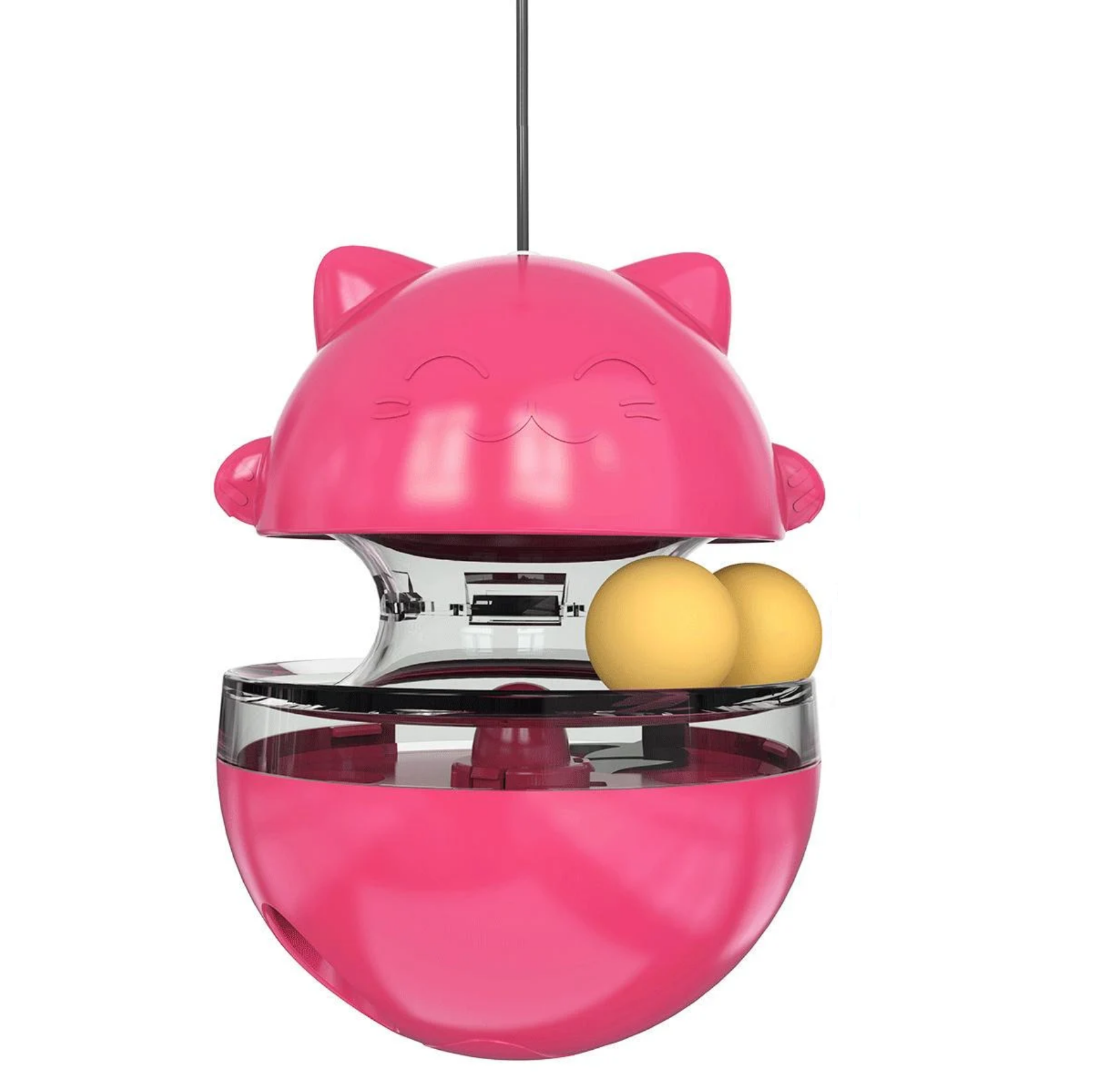 Іграшка-годівниця для тварин Куля 11172 10х10х13,5 см Малиновий (4570834) Іграшка-годівниця для тварин Куля 11172 10х10х13,5 см Малиновий (4570834)