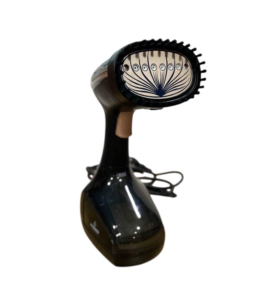 Відпарювач одягу Crownberg Steamer 1000 Вт ручний для речей з керамічним покриттям Чорний