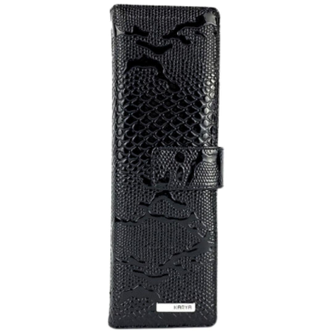 Візитниця Karya 006 під рептилію Чорний (006-13)