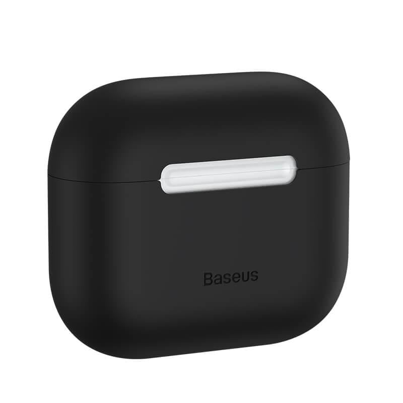 Чохол Baseus для AirPods 3 Super Thin Silica Gel Case for Pods 2021 WIAPPOD-CBZ02 Black (7d834515)
