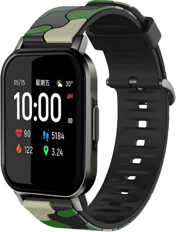 Ремінець Tactic Camouflage для Haylou Smart Watch 2 LS02 Green (32926-08)