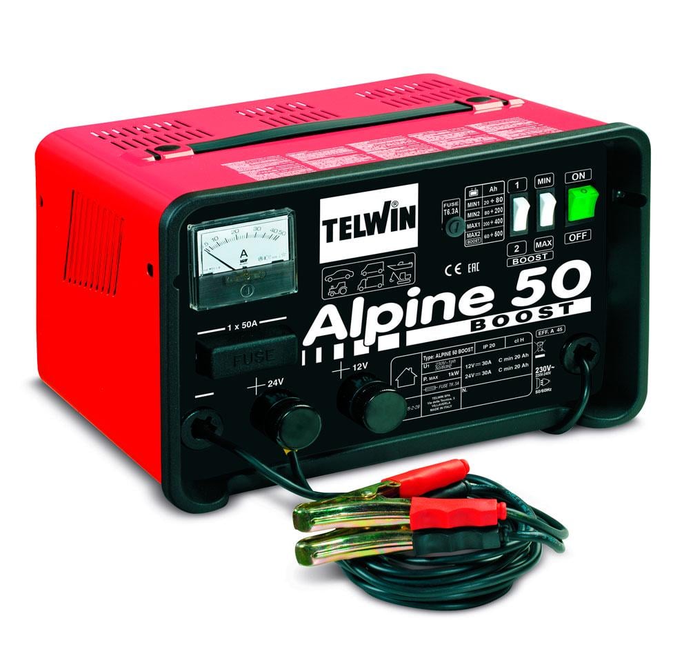 Зарядний пристрій Telwin Alpine 50 Boost 230В 12-24В