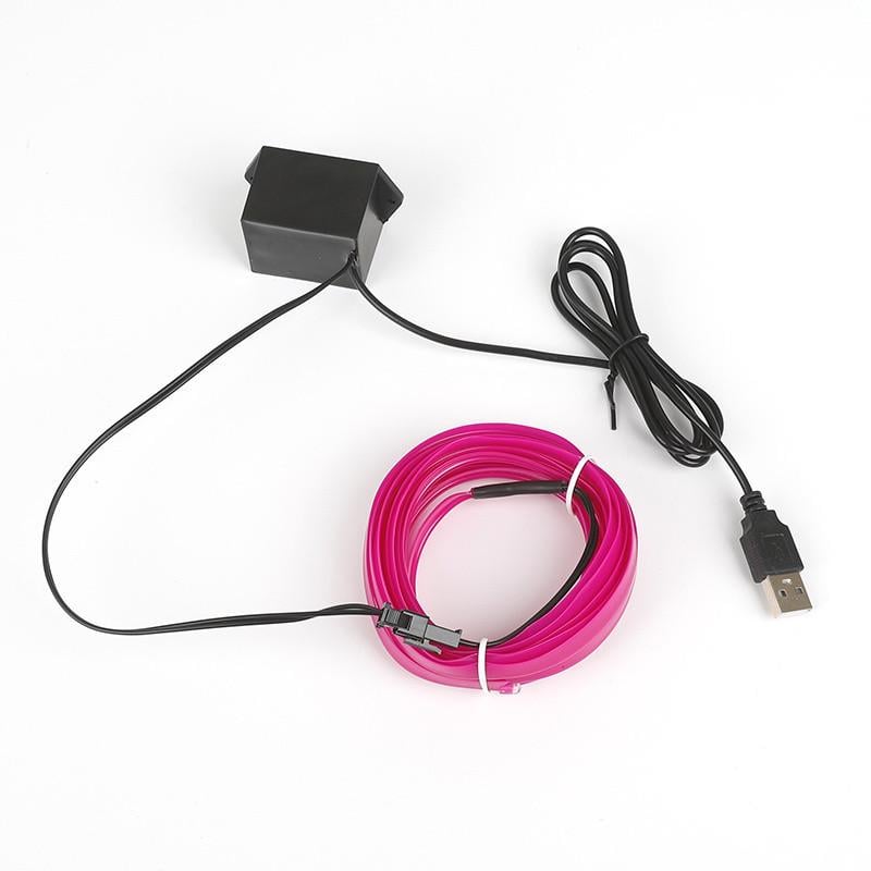 USB-стрічка для авто NeonixRide контурна неонова 5 м Рожевий (2167) USB-стрічка для авто NeonixRide контурна неонова 5 м Рожевий (2167)