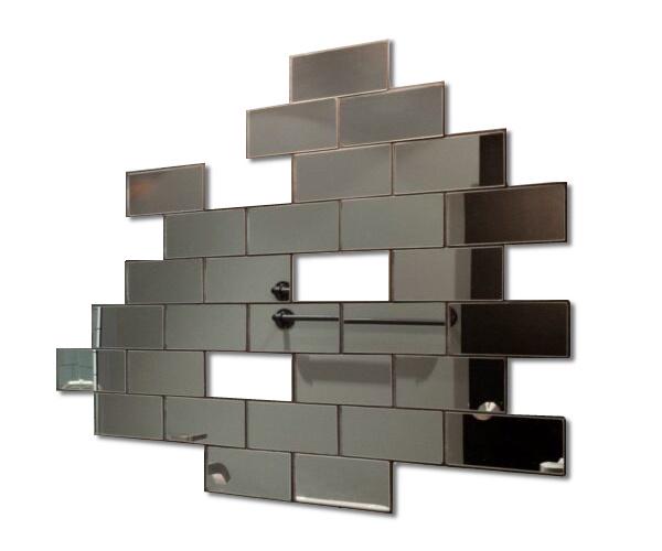 Плитка зеркальная La Mir прямоугольная как кирпич 20х8 см (tile20x8)