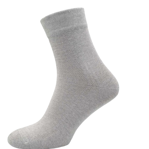 Шкарпетки чоловічі у сітку Мілес 1832 р. 31-33 Світло-сірий