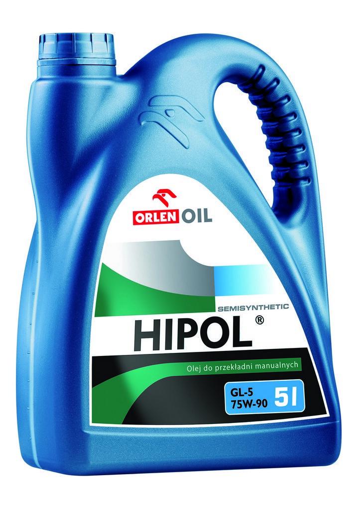 Трансмісійно-гідравлічна олива Orlen Oil HIPOL SemiSynthetic GL-5 75W-90 5 л (100000807м)