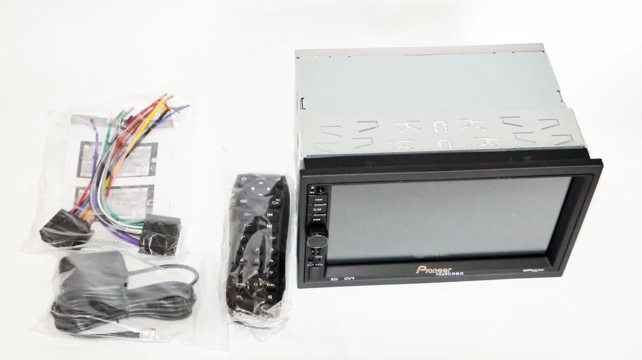 Автомагнитола Pioneer 7020 GPS/2DIN/BT/SD/USB/AUX Черный - фото 5