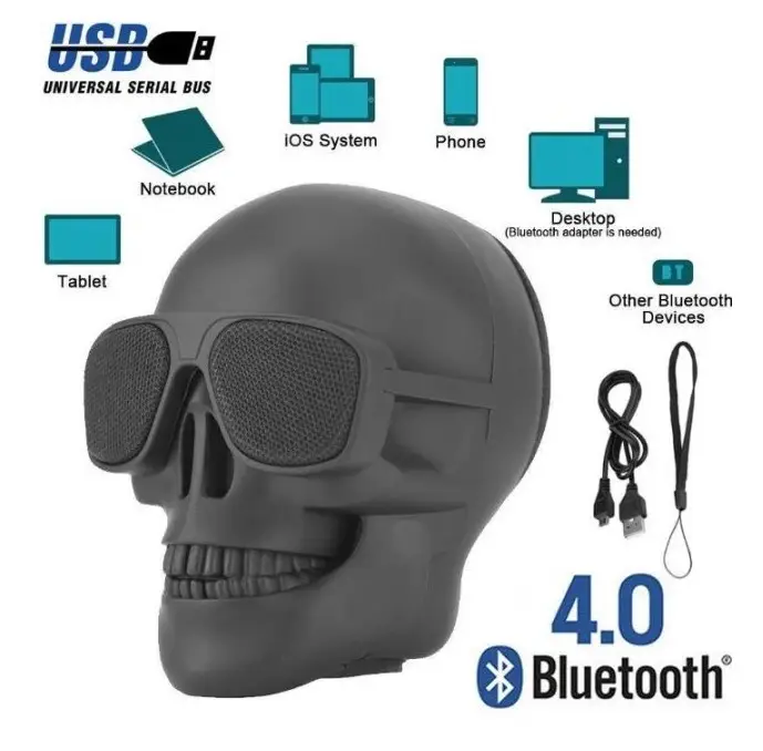 Колонка Skull Bluetooth (0000000183) - фото 6