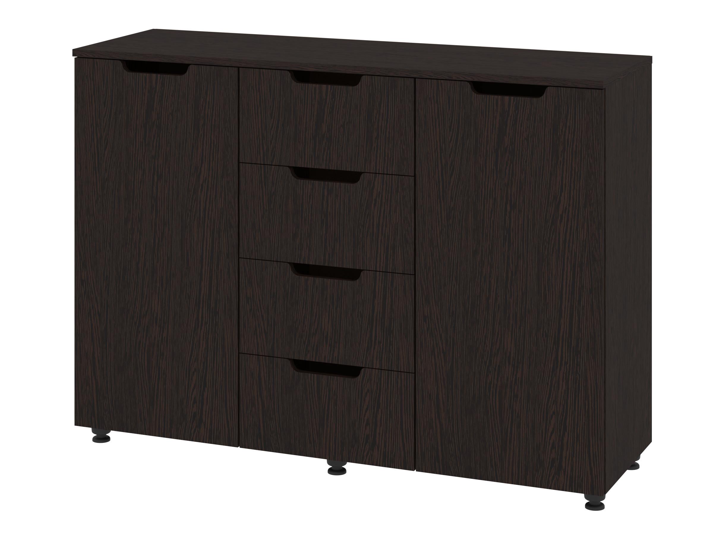 Комод з шухлядами PEHOTIN ЕКО К-4+2 ДСП 120х38х87,5 см Венге (PN-100619)