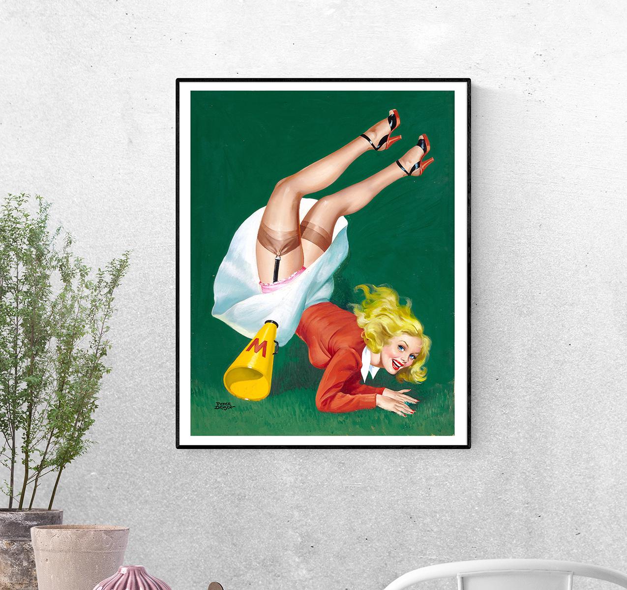 Постер Болельщица Питера Дрибена формат А-2 (pin_up0030002_Poster)