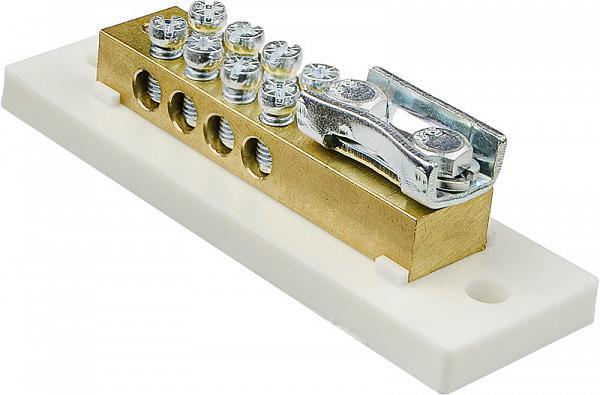 Шина нулевая АСКО-Укрем JHT101 9 отверстий медь с изолятором 15х10 мм (A0150120077) Шина нулевая АСКО-Укрем JHT101 9 отверстий медь с изолятором 15х10 мм (A0150120077)