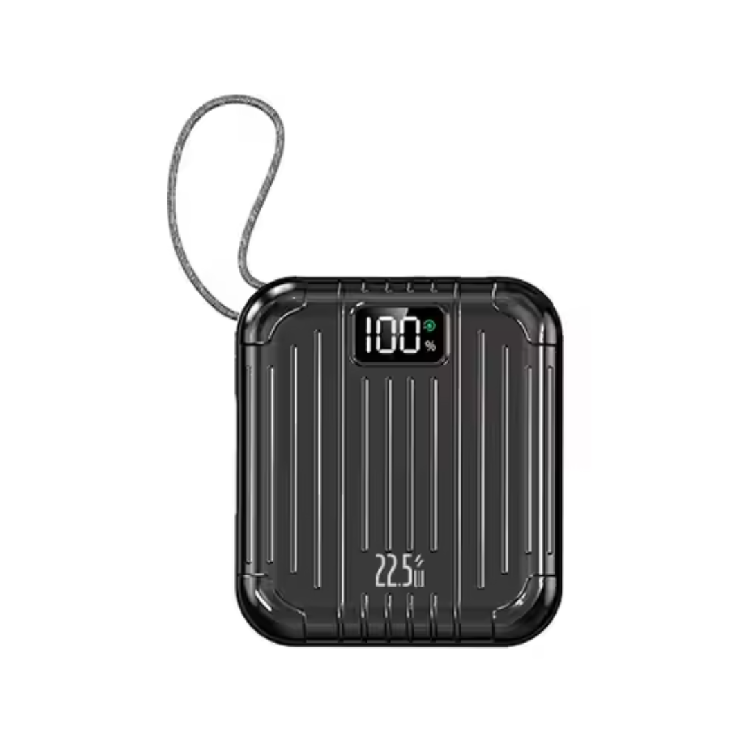Павербанк с быстрой зарядкой Type-C/Lightning 10000 mAh 22,5 Вт Black (Powerbank_6_Black)
