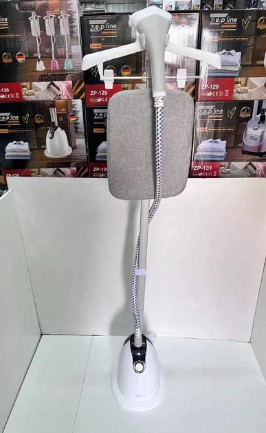 Відпарювач вертикальний для одягу зі стійкою Zepline ZP-130 3000W Білий (ZP-130/3) - фото 3 Відпарювач вертикальний для одягу зі стійкою Zepline ZP-130 3000W Білий (ZP-130/3) - фото 3