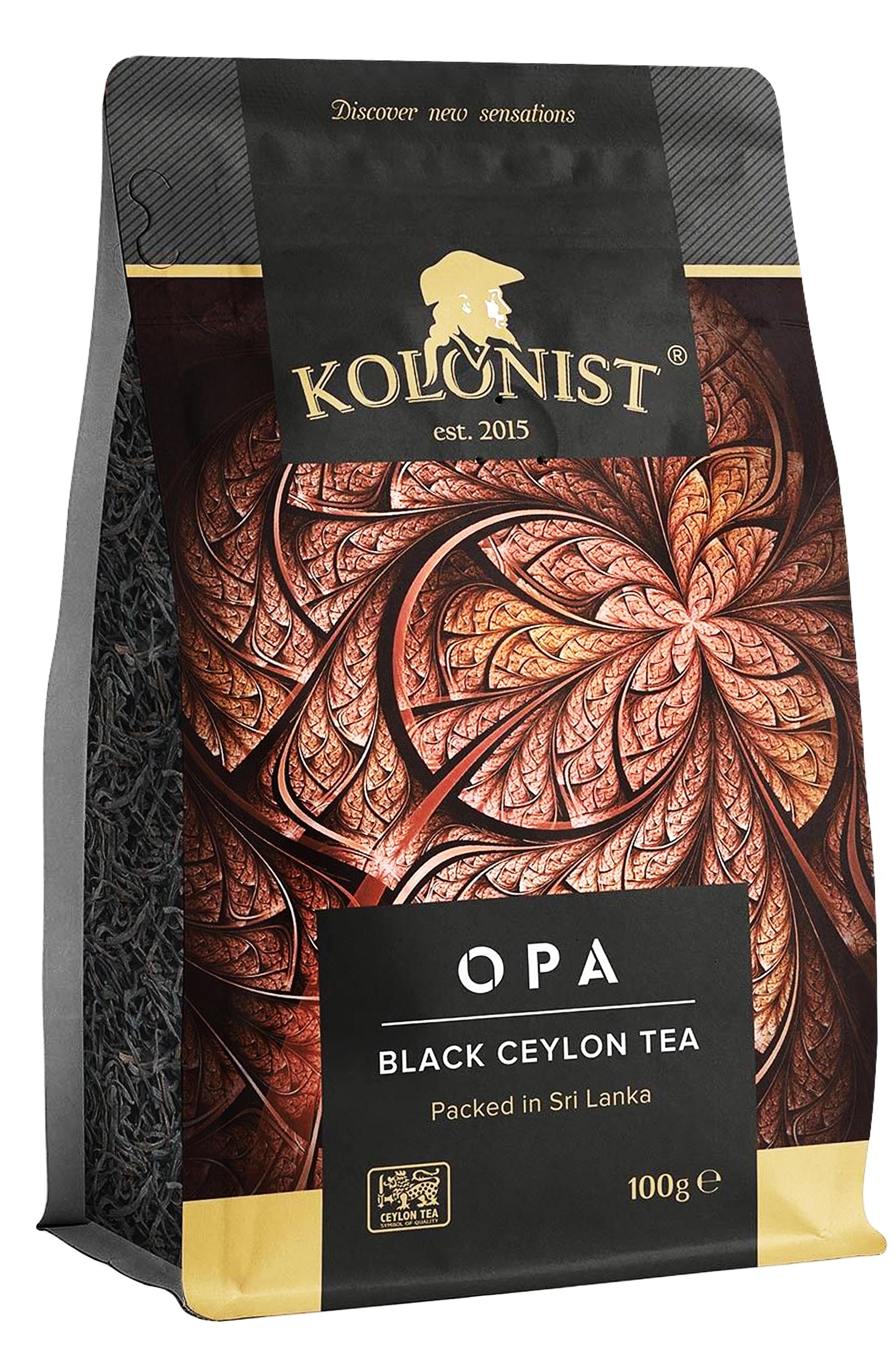 Чай черный Kolonist OPA 100 г (54765)