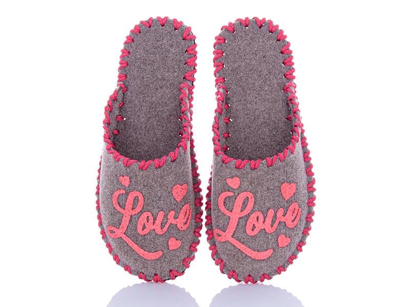 Тапочки фетровые женские VENDS 189 р. 36-37 Бежевый