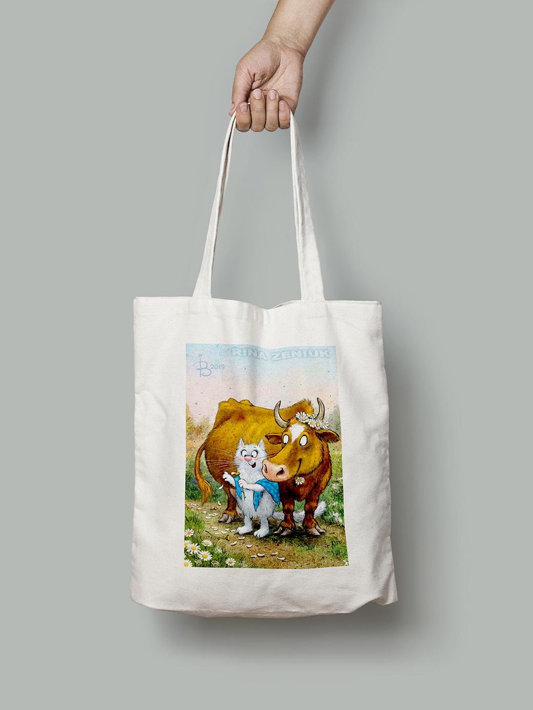 Эко-сумка Любит не любит... шопер (rinaz_2019193141008_Bag)