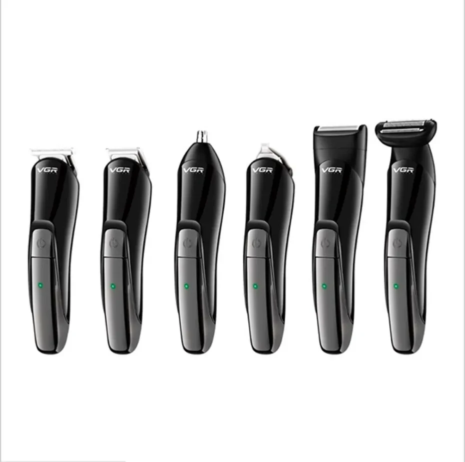 Машинка для стрижки волос VGR V-012 6в1 + для бритья + триммер для носа и ушей (1443) - фото 2 Машинка для стрижки волос VGR V-012 6в1 + для бритья + триммер для носа и ушей (1443) - фото 2