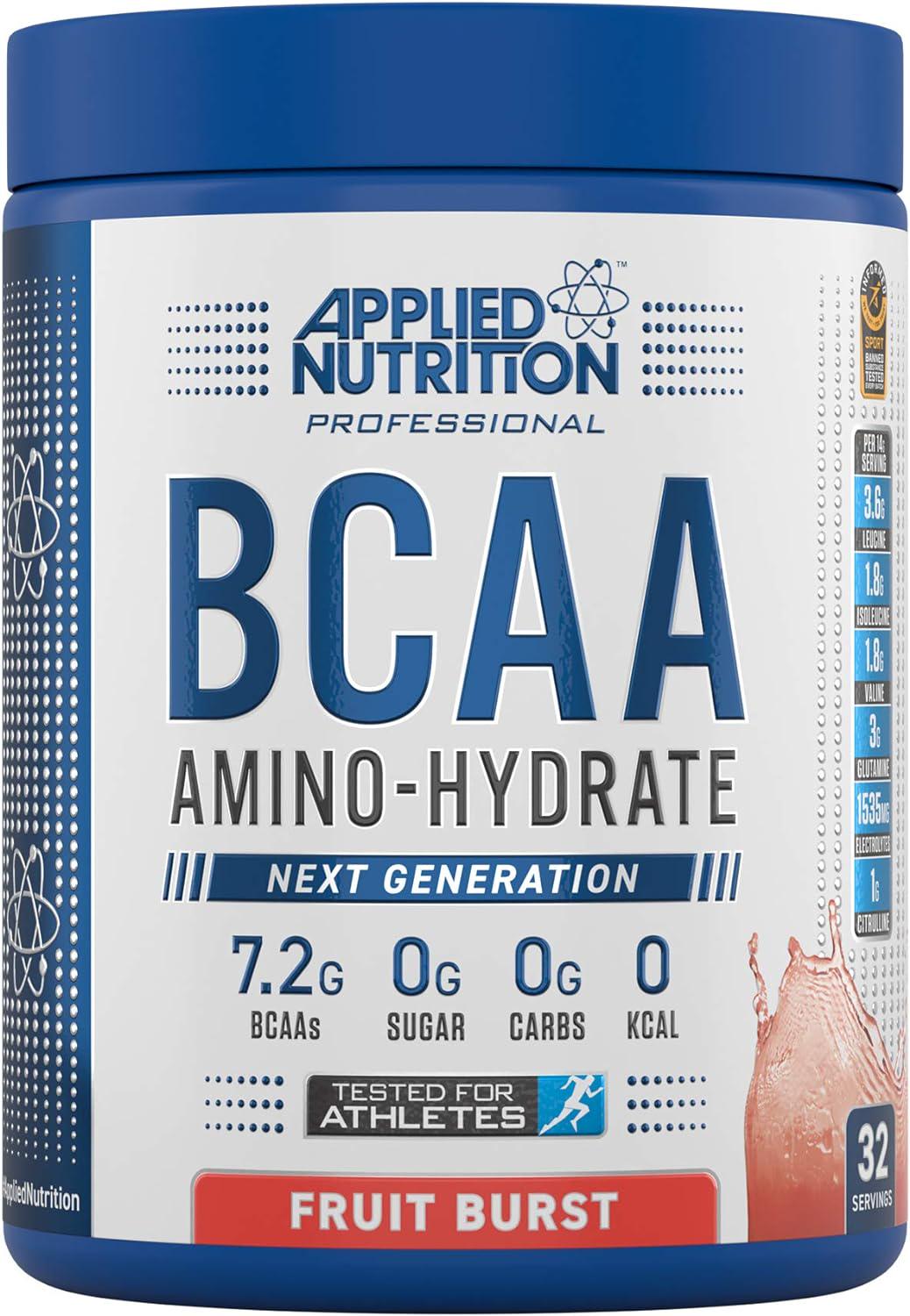 Комплекс аминокислот Applied Nutrition BCAA Powder Amino Hydrate Fruit Burst 450 г Комплекс аминокислот Applied Nutrition BCAA Powder Amino Hydrate Fruit Burst 450 г