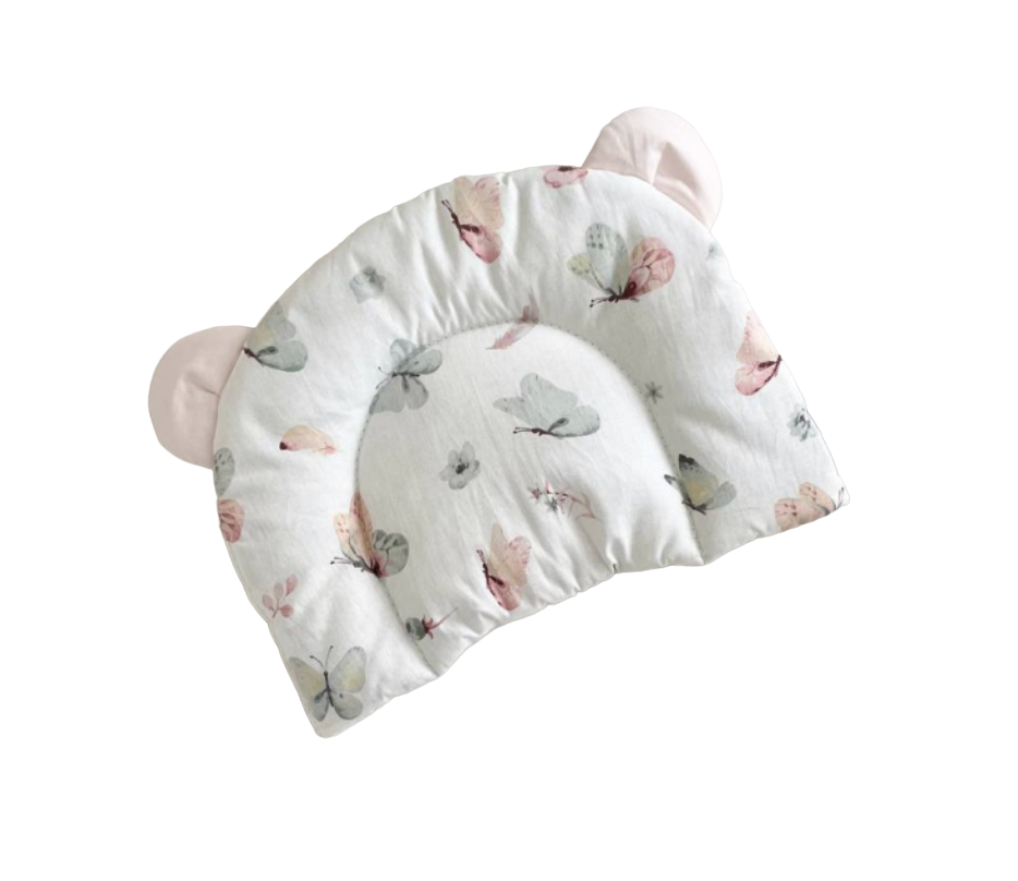 Подушка-позиціонер з вушками дитяча Метелики 28х21 см (13741944)