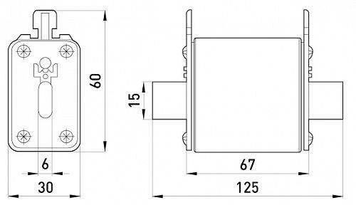Предохранитель ножевой E.NEXT e.industrial.f.nt0.80 NT0 80А gG с плавкой вставкой (i0760007) - фото 2 Предохранитель ножевой E.NEXT e.industrial.f.nt0.80 NT0 80А gG с плавкой вставкой (i0760007) - фото 2
