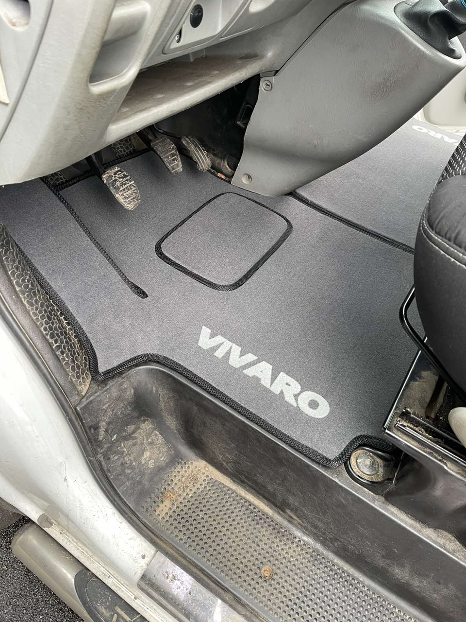 Килимки в салон ворсові для Opel Vivaro 2002-14 5 шт. Чорний (27327260)