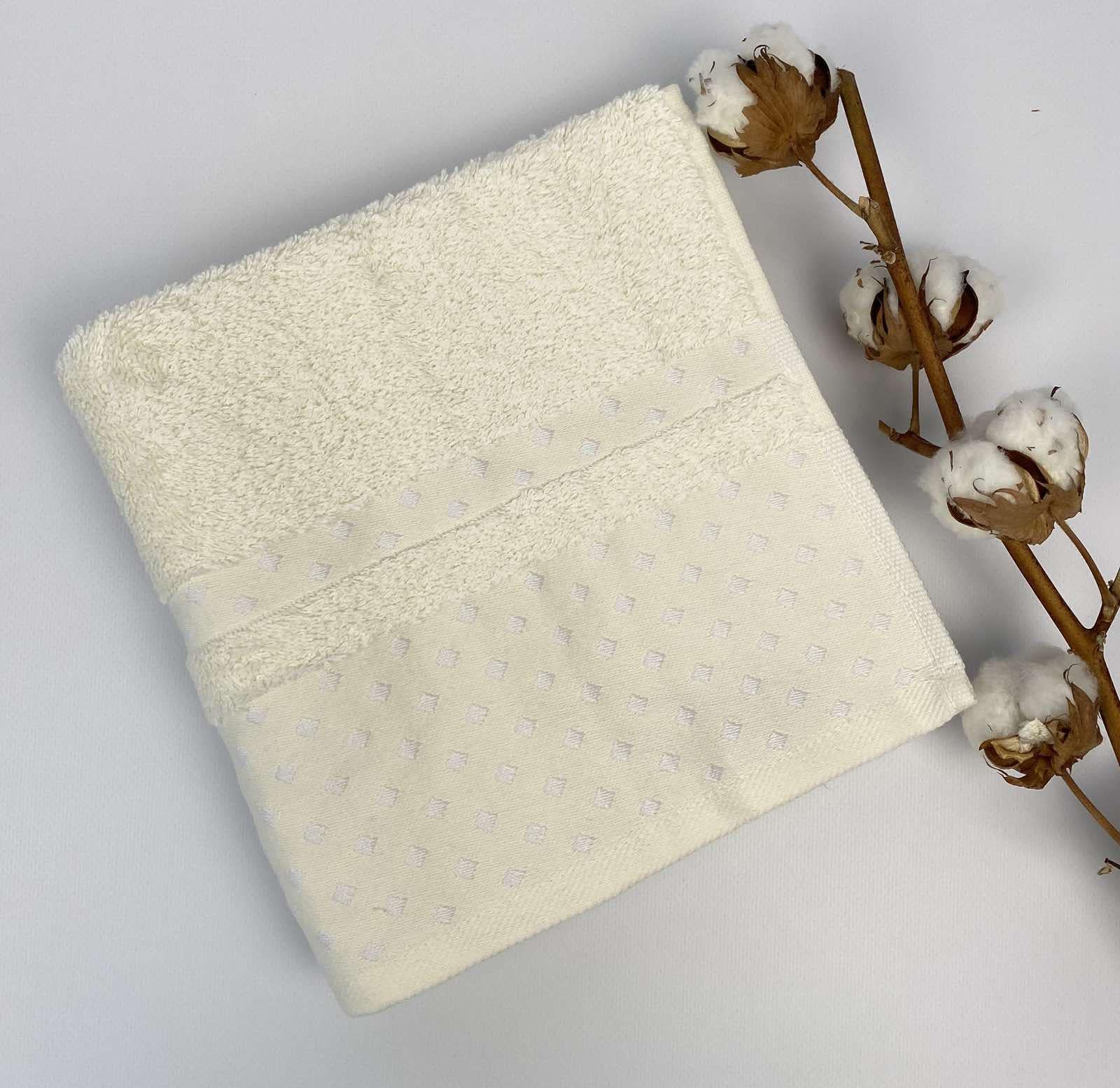 Полотенце Cottonize 50х90 см cod138 Молочный (CN16048)