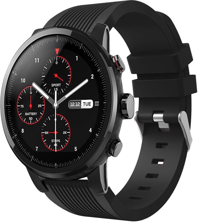 Ремешок Line для Amazfit Stratos 22 мм Black (16024) - фото 1 Ремешок Line для Amazfit Stratos 22 мм Black (16024) - фото 1