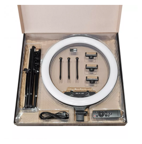 Лампа світлодіодна кільцева RGB Lovely Stream 18 Full Set (566920) - фото 5 Лампа світлодіодна кільцева RGB Lovely Stream 18 Full Set (566920) - фото 5