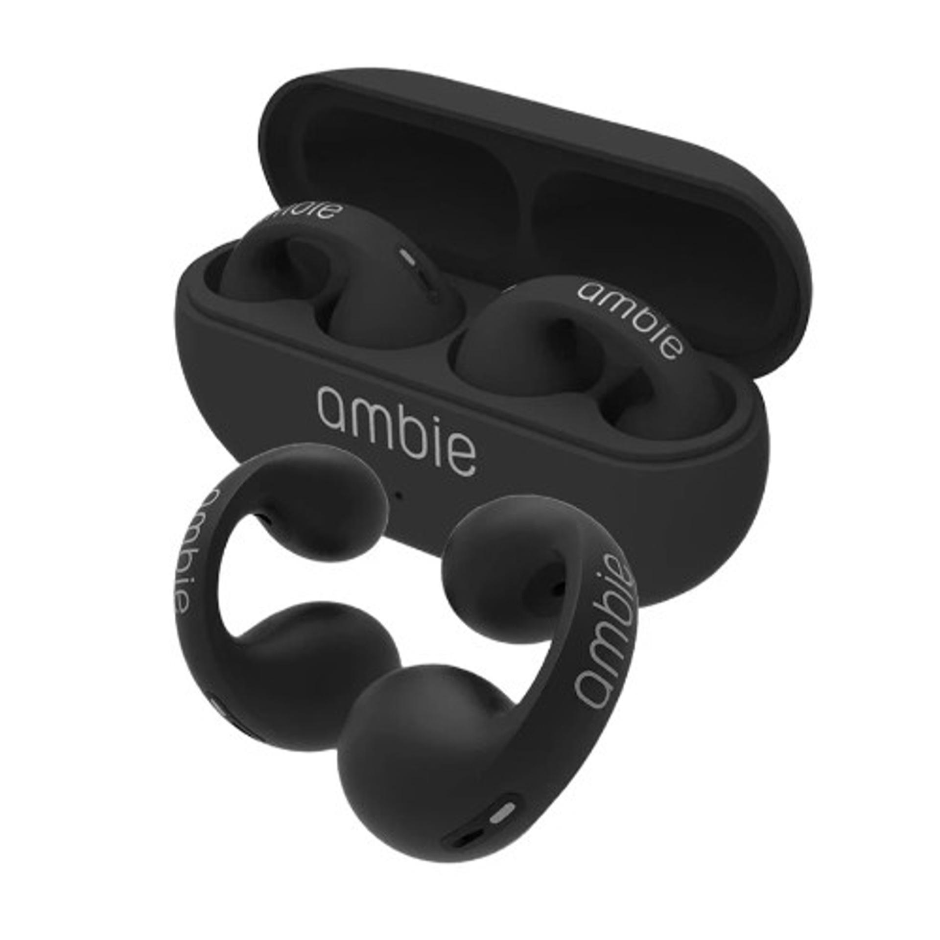 Наушники беспроводные Ambie Bluetooth 5.3 Черный - фото 2