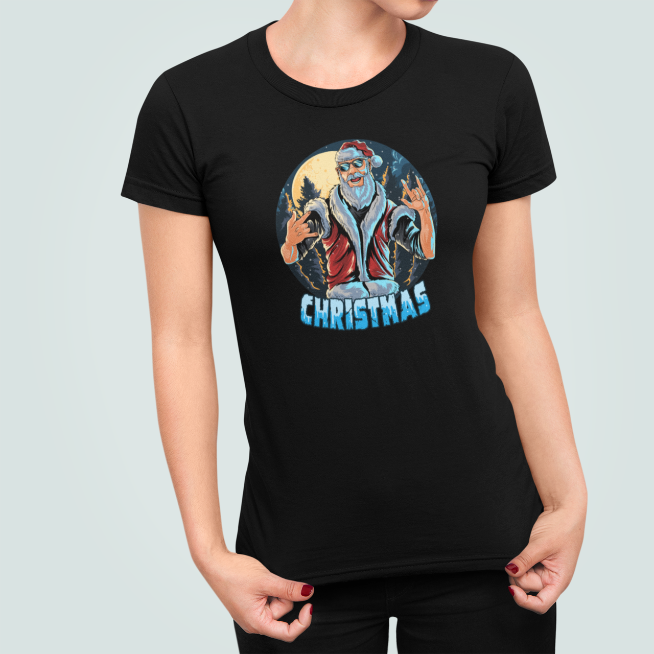 Футболка женская новогодняя Stedman Christmas Плохой Санта XL Черный (НГ132.1-4) Футболка женская новогодняя Stedman Christmas Плохой Санта XL Черный (НГ132.1-4)