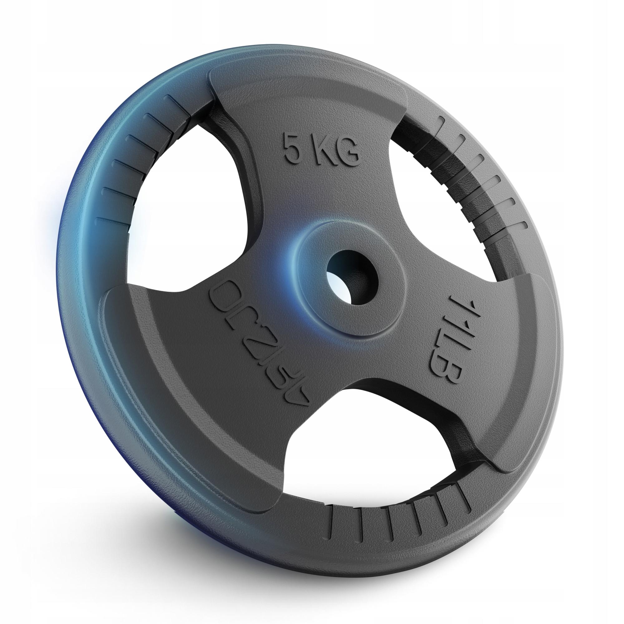 Диск металевий 4fizjo 2 x 5 кг 26 мм Black (P-5905973401340) - фото 5