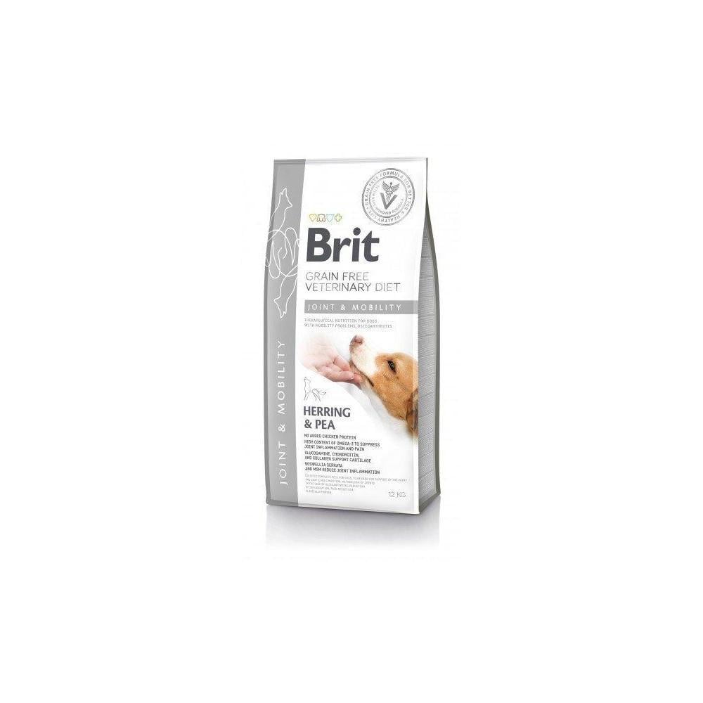 Корм для собак сухой Brit Grain VetDiet Dog Mobility для здоровья суставов с селедкой лососем горохом и гречкой 12 кг (8595602528240)