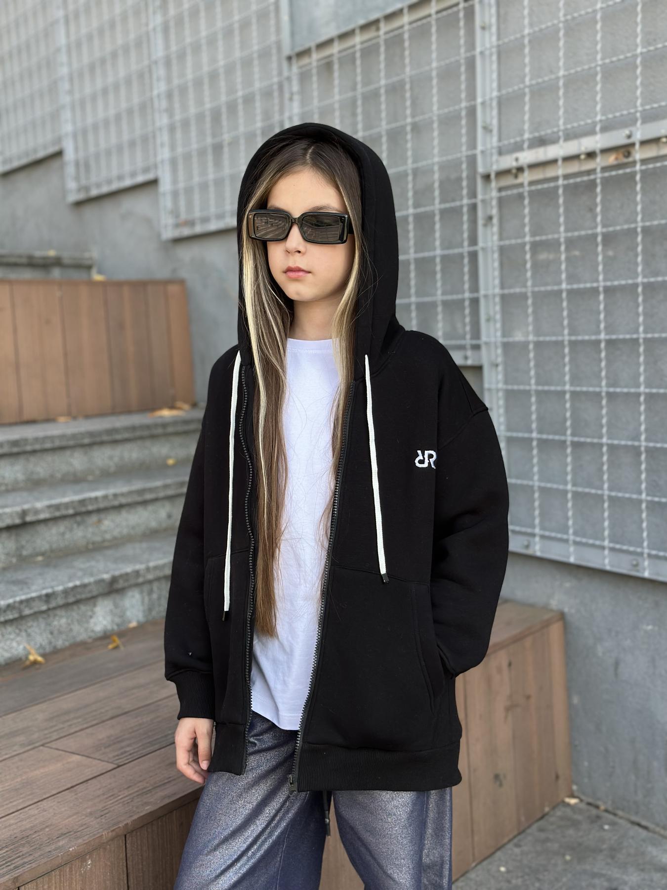 Худи на флисе зіп IRmAS 1305 152 см Черный