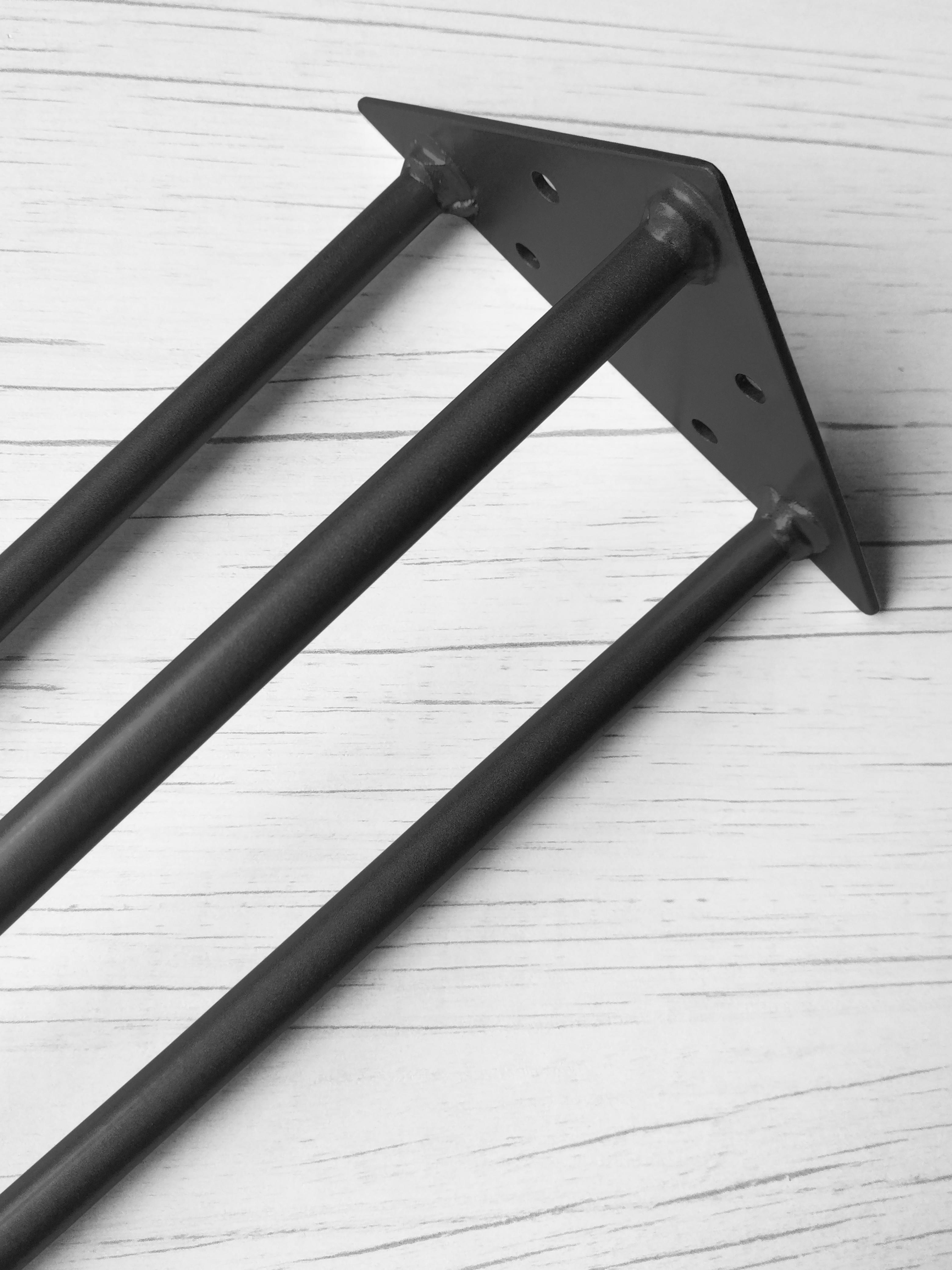 Ножка-шпилька для журнального стола из металла H 350 мм Черный (1132) - фото 2