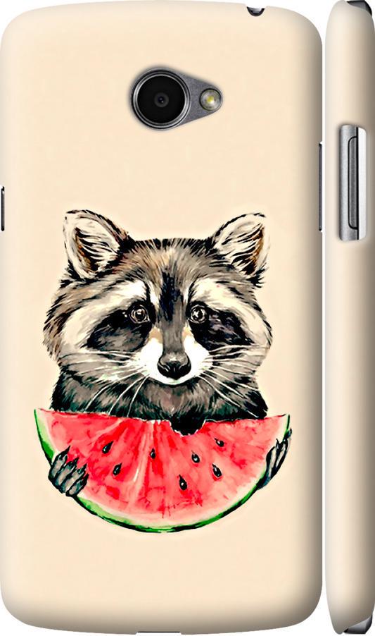 Чехол на LG K5 X220 Енотик с арбузом (4605m-457-42517)