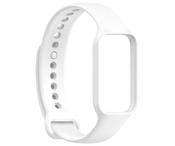 Ремешок Silicone для смарт-часов Xiaomi Mi Band 8 Active Белый