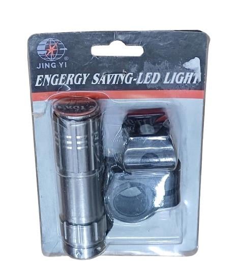 Велофонарь передний JING YI 9 диодов (JY-810) Велофонарь передний JING YI 9 диодов (JY-810)