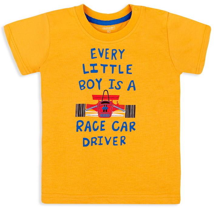 Футболка детская хлопковая для мальчика Gabbi FT-20-13-2 Технозавр 80 см Оранжевый (12168)