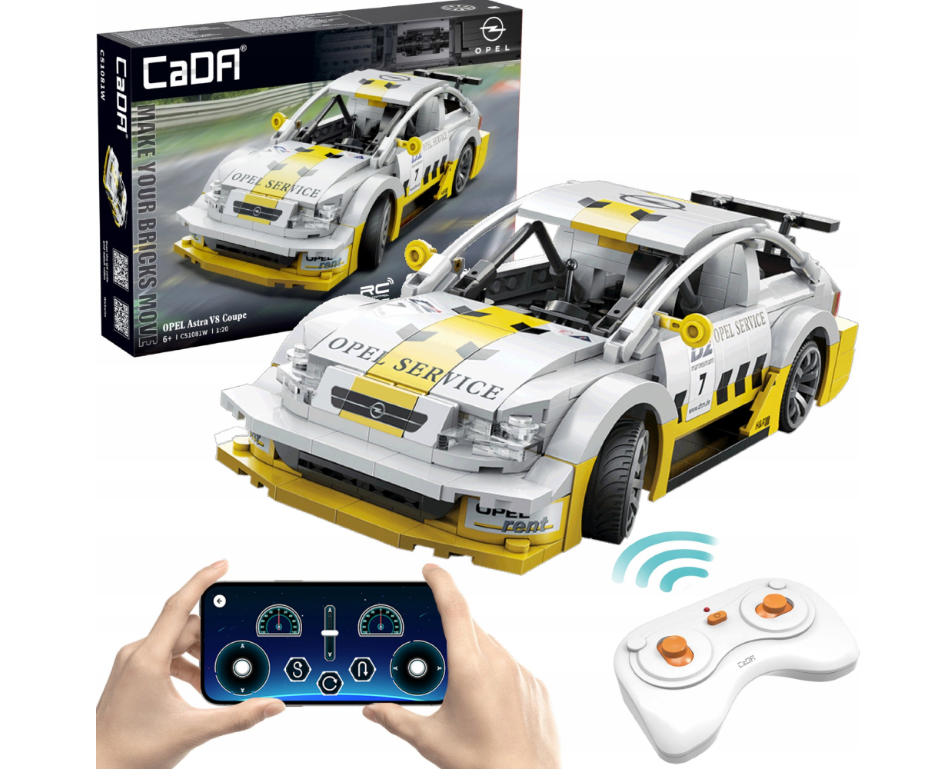 Конструктор детский CaDa Opel V8 Coupe Auto Машина на радиоуправлении для мальчика 330 дет. (22774744) - фото 2 Конструктор детский CaDa Opel V8 Coupe Auto Машина на радиоуправлении для мальчика 330 дет. (22774744) - фото 2