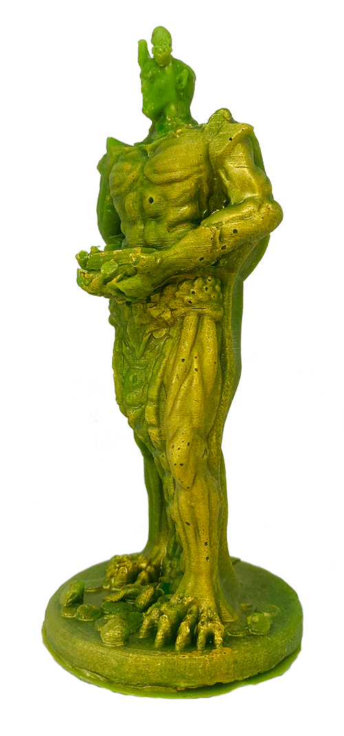 Свічка Маммон Зелений/Золотий (1487) - фото 2