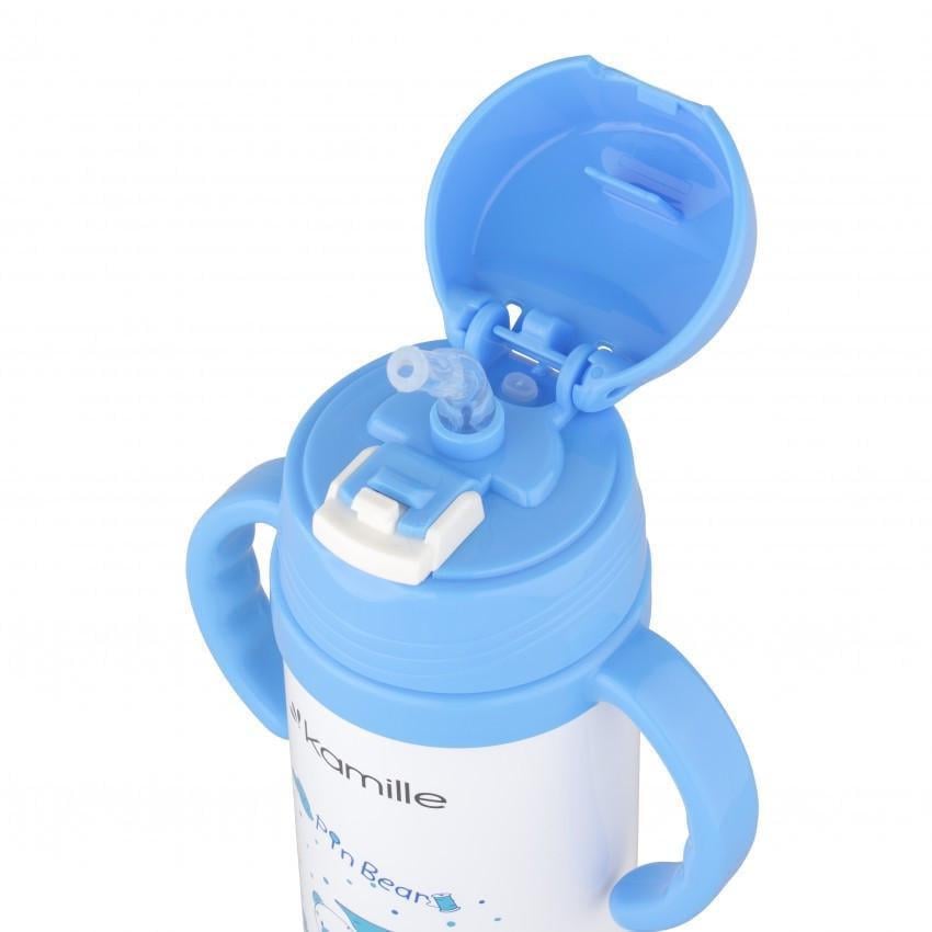 Термос-пляшка дитяча Kamille 2085 з нержавіючої сталі 350 мл Блакитний (1088406954) - фото 4 Термос-пляшка дитяча Kamille 2085 з нержавіючої сталі 350 мл Блакитний (1088406954) - фото 4