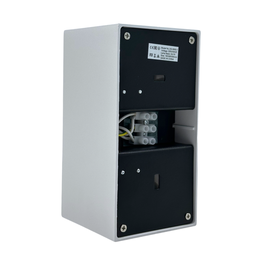 Світильник Куб подвійний AS5650+2 160x80x85 мм Білий (1836413309) - фото 2 Світильник Куб подвійний AS5650+2 160x80x85 мм Білий (1836413309) - фото 2