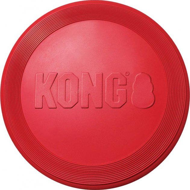 Игрушка для собак средних и крупных пород KONG Classic Flyer Флаер-фризби L Ø 23 см Красный (035585129082)