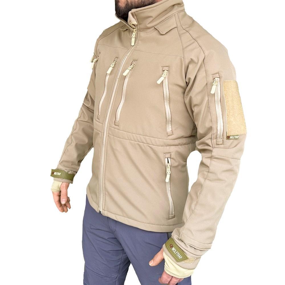 Куртка демисезонная Wolftrap Softshell 4XL р. 58 Койот (vk13 coyot) - фото 4