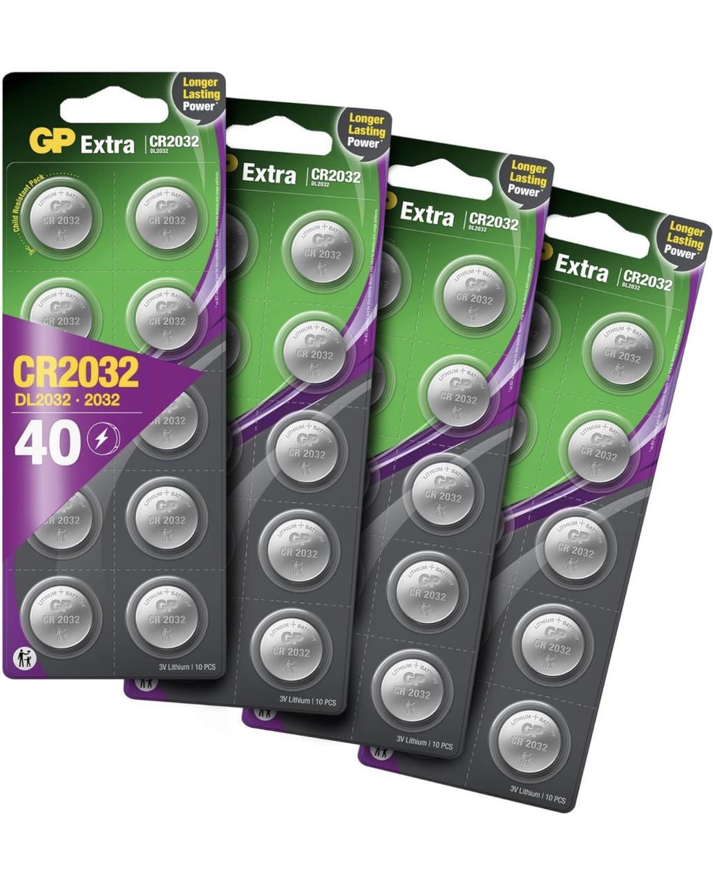 Батарейка литиевая GP CR2032-8C5 40 шт. в блистере